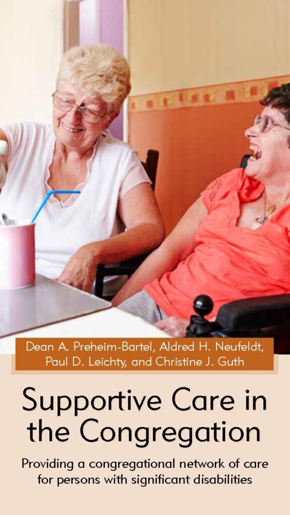 cover of Supportive Care in the Congregation book.